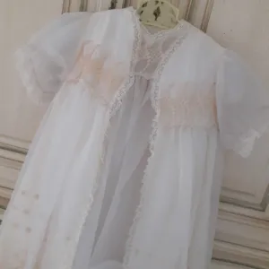 VTG FOUR PIECE CHRISTENING ENSEMBLE!