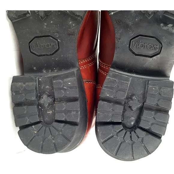 VTG Herman Survivors Logger Leather Insulated Steel Toe Boots Vibram Mens 13 W