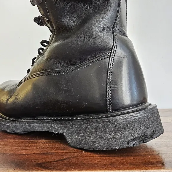 VTG Rocky USA Black Genuine Leather Combat Performance Thinsulate Boots 11.5M