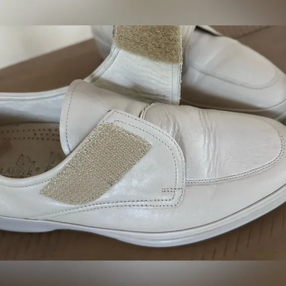 Waldlaufer Welte K Women’s Cream Strap Leather Comfort Shoes - Size 7