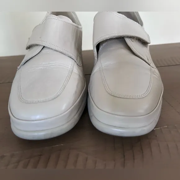 Waldlaufer Welte K Women’s Cream Strap Leather Comfort Shoes - Size 7