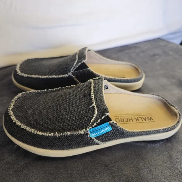 Walk Hero Grey Slip On Shoes