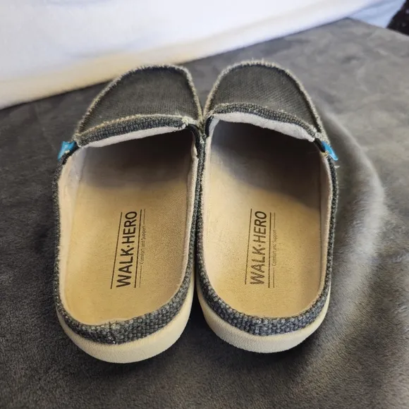 Walk Hero Grey Slip On Shoes
