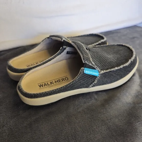 Walk Hero Grey Slip On Shoes