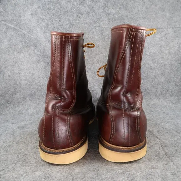 Walker Shoes Mens 12 Boots Leather Insulated Goodyear Welt Vintage Lace Up Brown