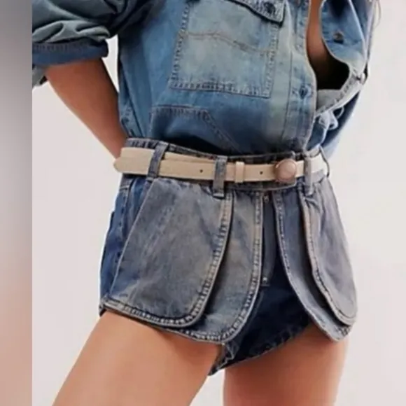 We The Free Prince Street Denim Short Sz-28