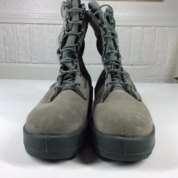 Wellco Air Force TW Boots Mens Size 8.5 R Combat Military Green Vibram Sole