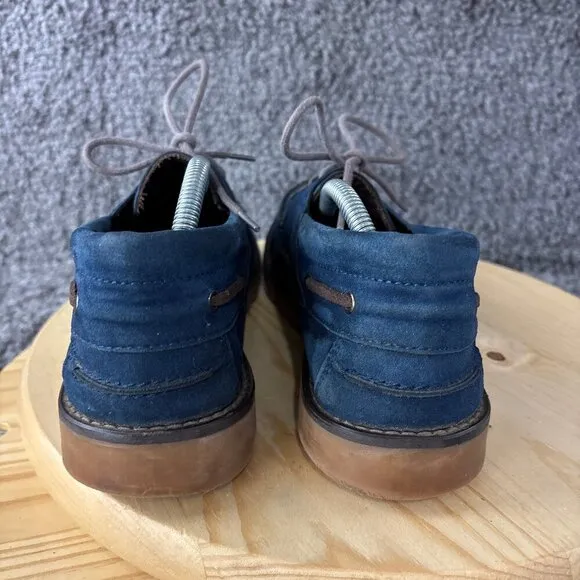 Wills Vegan Store Deck Shoes Men Size 10.5 Blue Loafer Moccasin Made in Portugal