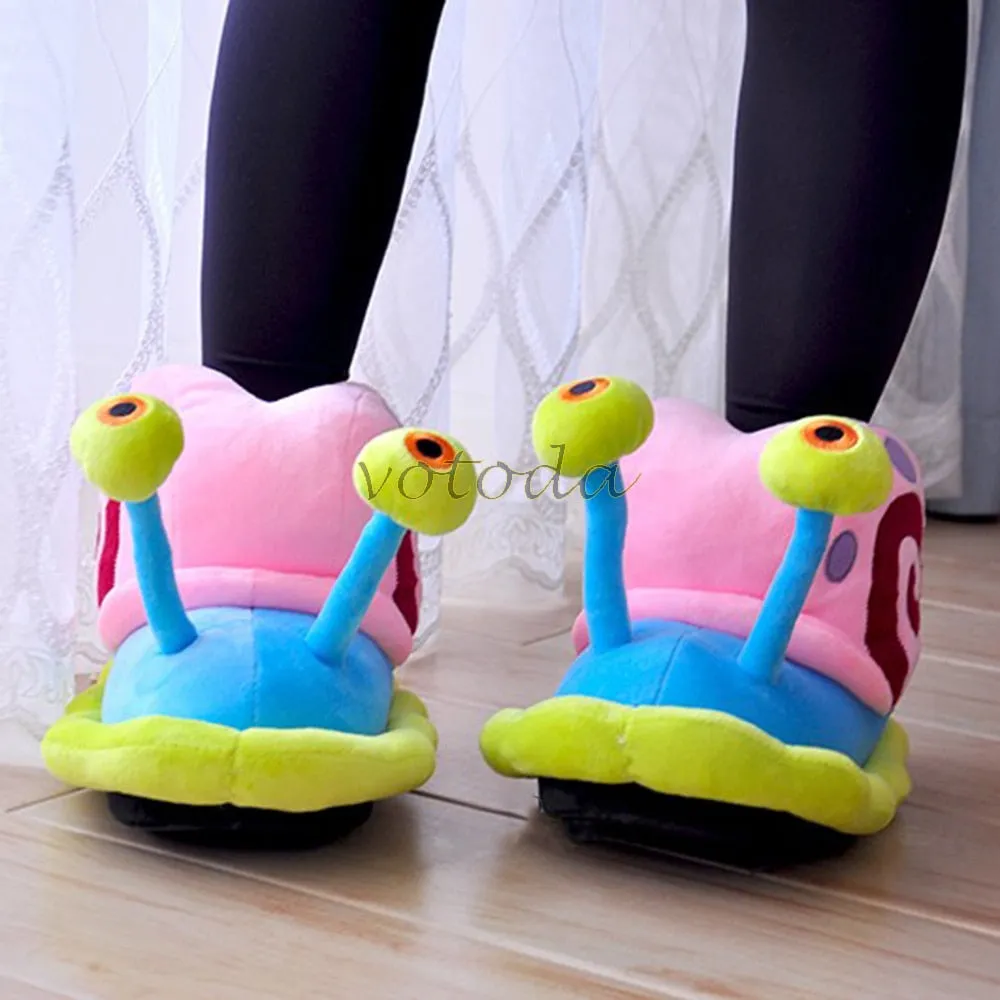 Winter Cartoon Slippers Women
