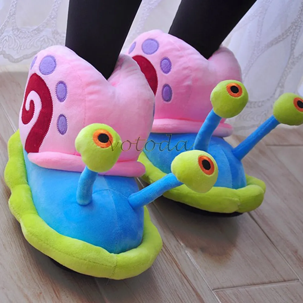 Winter Cartoon Slippers Women