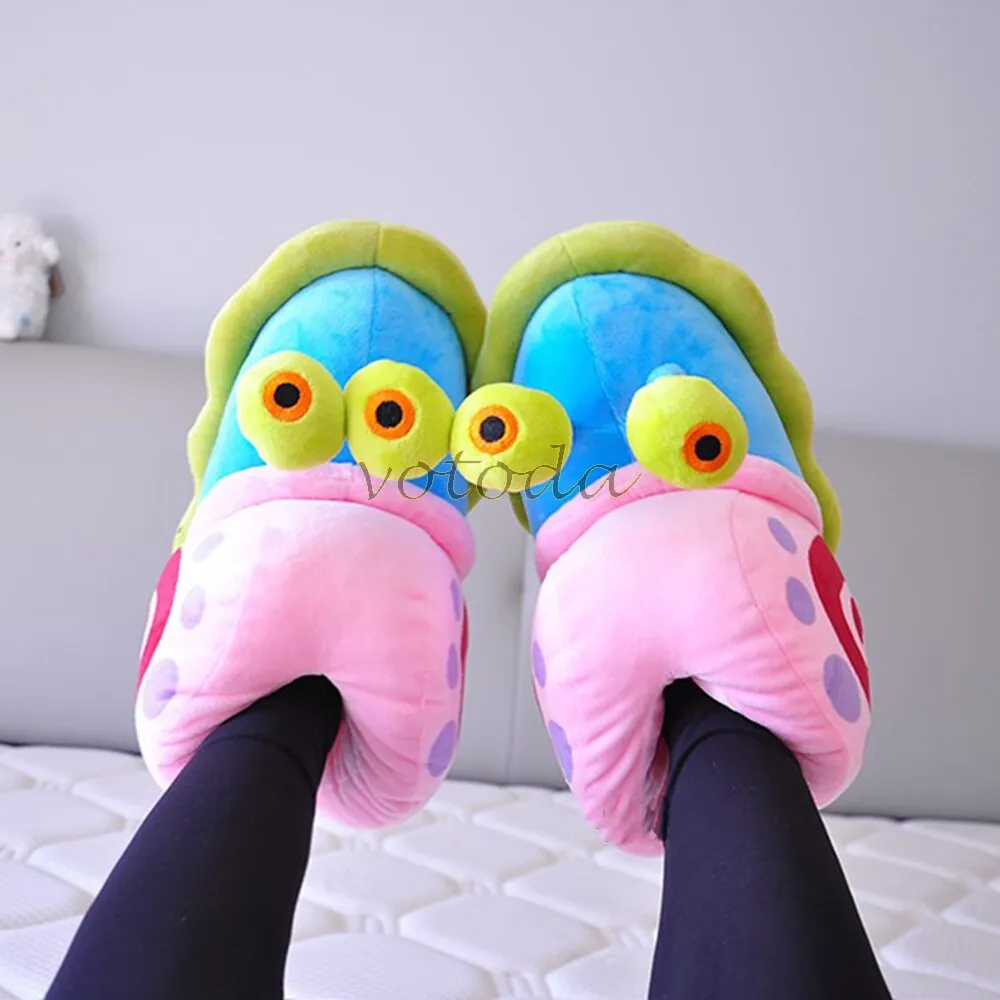 Winter Cartoon Slippers Women
