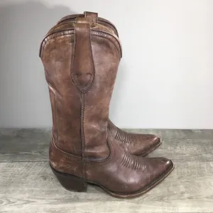 Women Ariat 10019979 Josefina J Toe Brown Leather Cowgirl Western Boots Size 6.5
