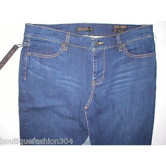 Womens Dark Long Genetic Denim NWT Jean Skirt 29 32 X 42 Tall Anthropologie Slit
