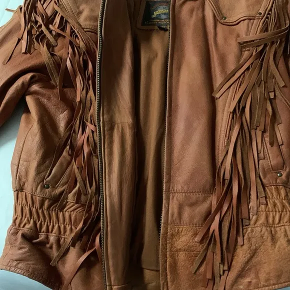 🍁Women's Genuine Leather Brown/Rust Thinsulated Lined jacket. Size Medium