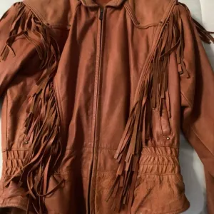 🍁Women's Genuine Leather Brown/Rust Thinsulated Lined jacket. Size Medium