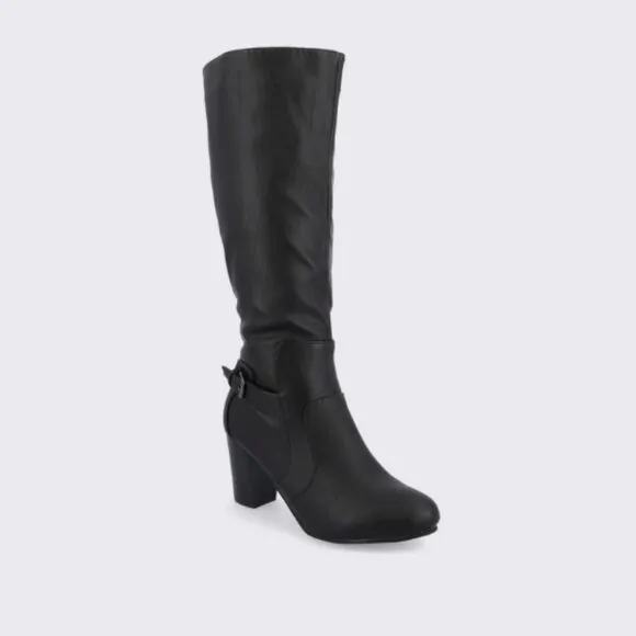 Women's Journee Collection Carver 7.5 Black Riding Boots - Brand New