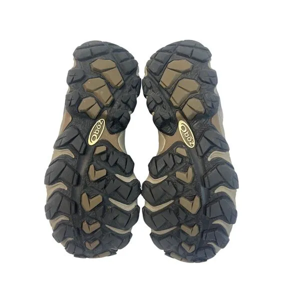 Womens Oboz Bridger Mid B-Dry Waterproof Hiking Boots 7 Regular Walnut 22102