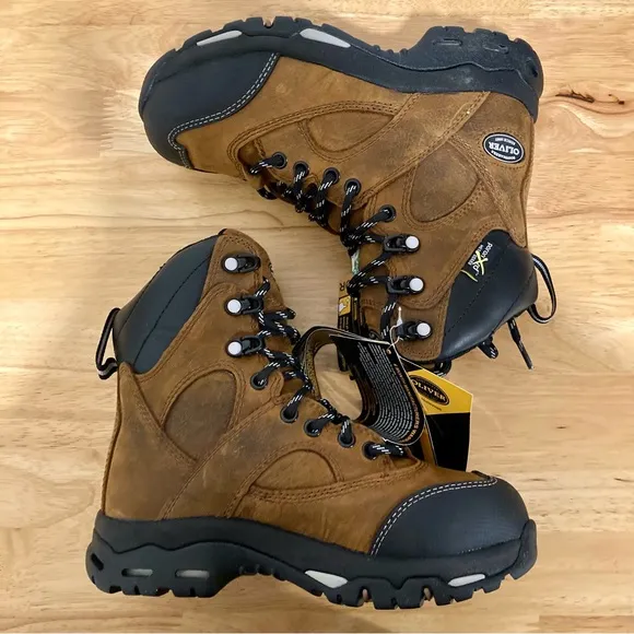 Women’s Oliver by Honeywell OL24031-BRN-090 Steel Toe Work Boot Size 5.5