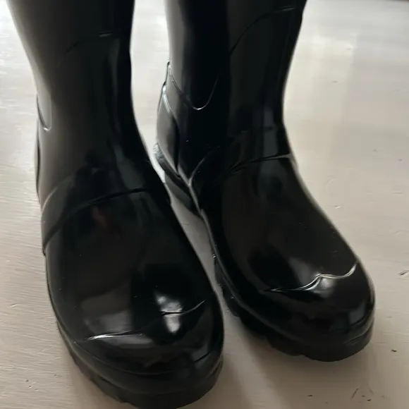 Women's Original Tall Gloss Rain Boots US 5 Black