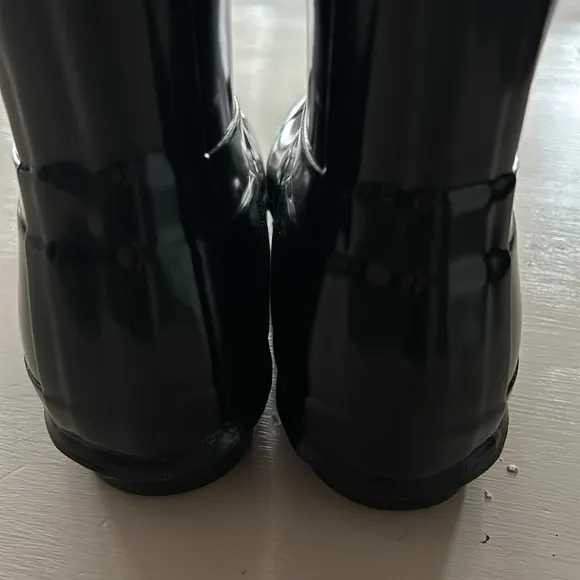 Women's Original Tall Gloss Rain Boots US 5 Black