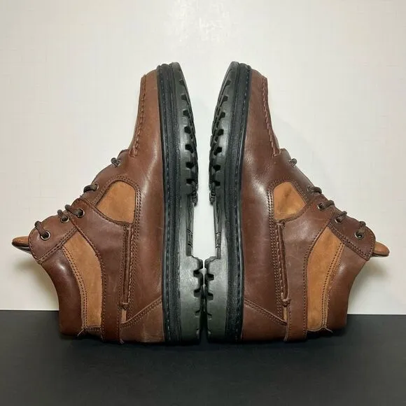 Womens TIMBERLAND Gore Tex Brown Leather Ankle Boots / Size 8.5 Medium