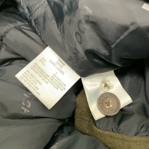 WOOLRICH insulated wool coat