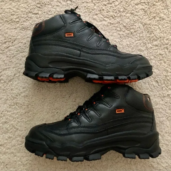 WORX by Red Wing Shoes Men's 5501 Steel Toe Boots Slip Resistant