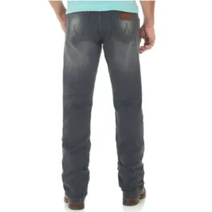 Wrangler Retro 31 32 X36 Gray Slim Straight Jeans