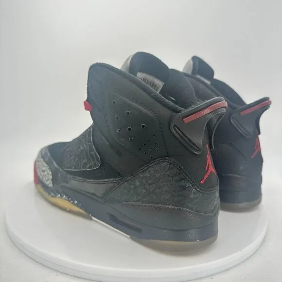 xxxNike Air Jordan Son of Mars Youth Size 6Y Black Cement 512245-001 Shoes