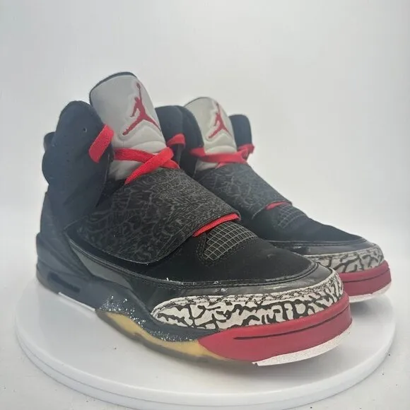 xxxNike Air Jordan Son of Mars Youth Size 6Y Black Cement 512245-001 Shoes