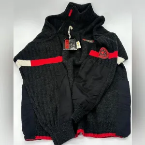 Y2K Wool Blend Tech Sweater RP55 Outrek Size XL